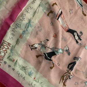 NWT Moschino silk scarf